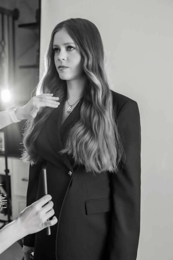 studio make up and hair for photoshoot