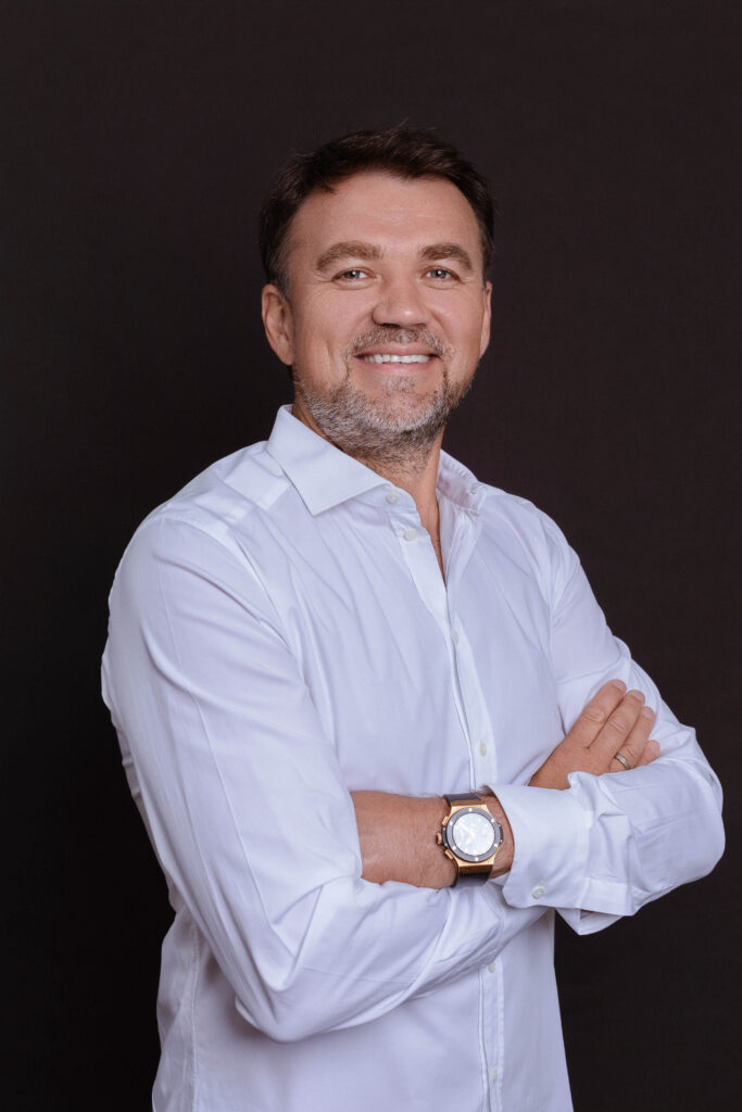 Editorial personal branding portrait of male entrepreneur in Palm Beach