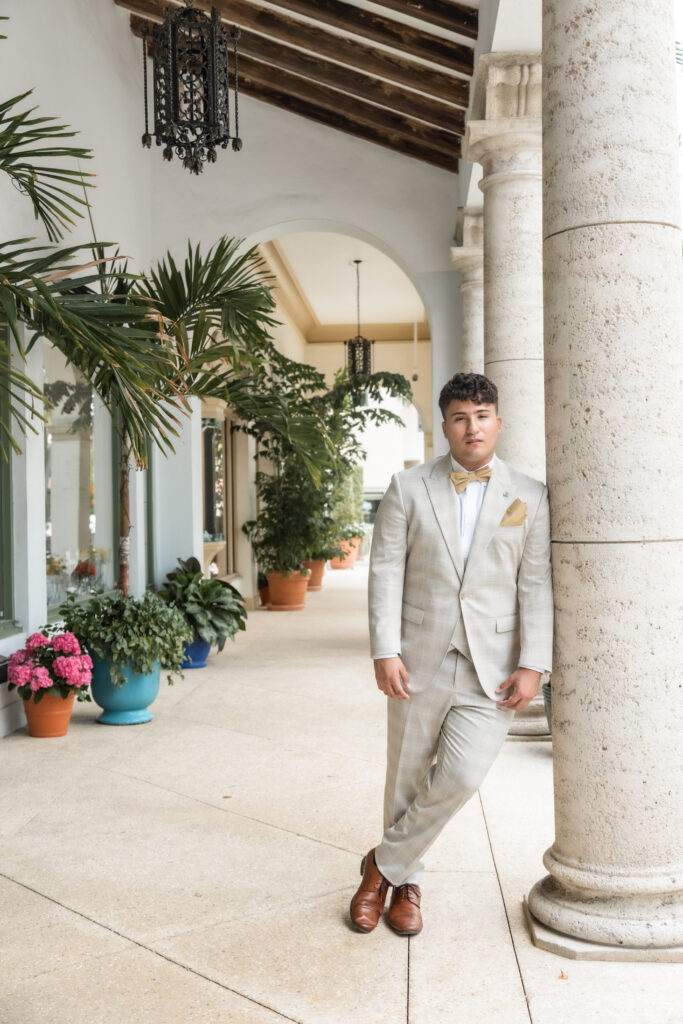 Editorial high school senior portrait in Palm Beach, Florida