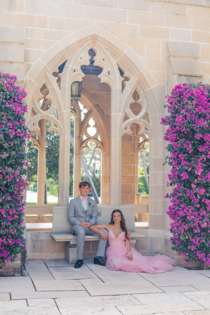Senior couple portrait at Bethesda-by-the-Sea in Palm Beach, Florida
