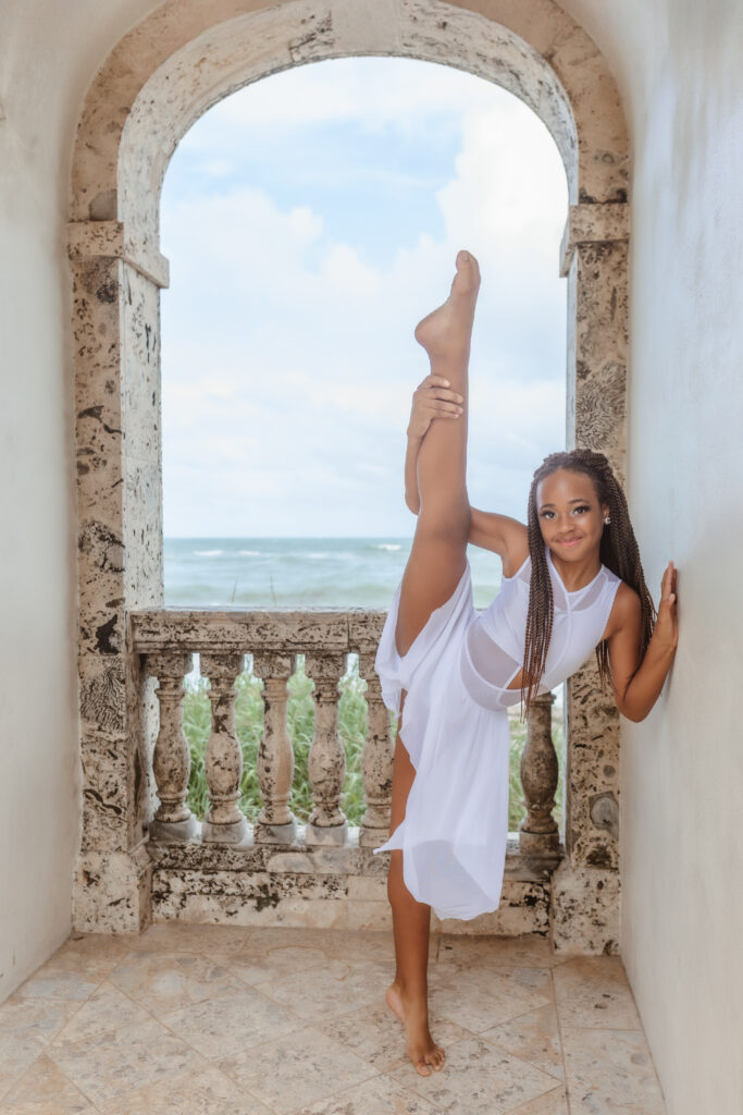 Worth Avenue dance portrait in Palm Beach