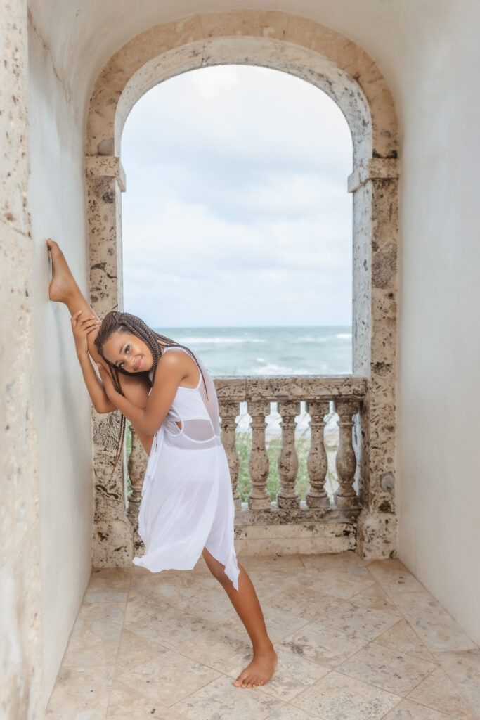Vantage Pointe dancer portrait in Palm Beach, Florida